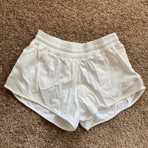 lululemon athletica Pants - White Lulu Lemon Hotty Hot Shorts